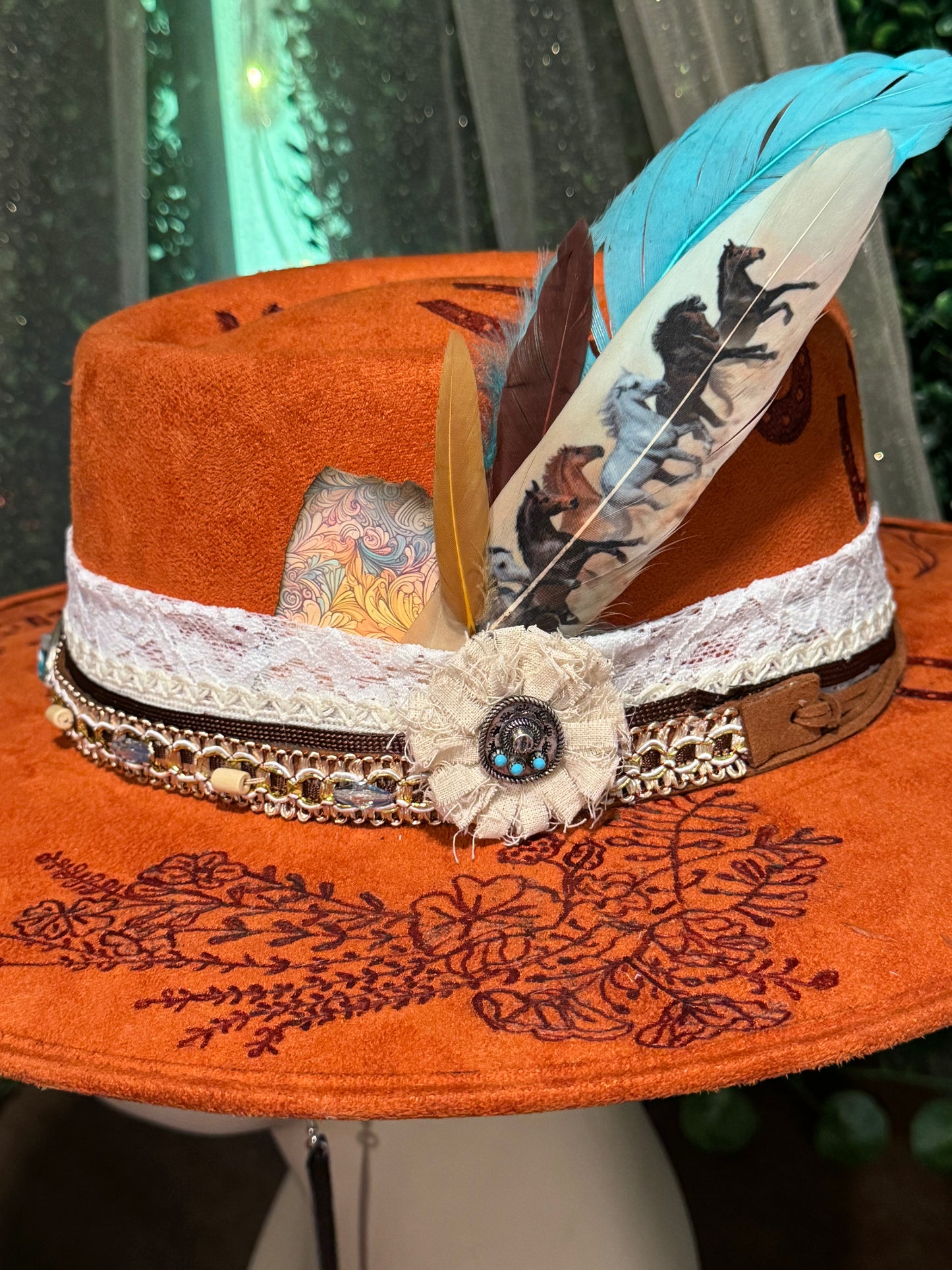 Wild Flowers Custom Hat