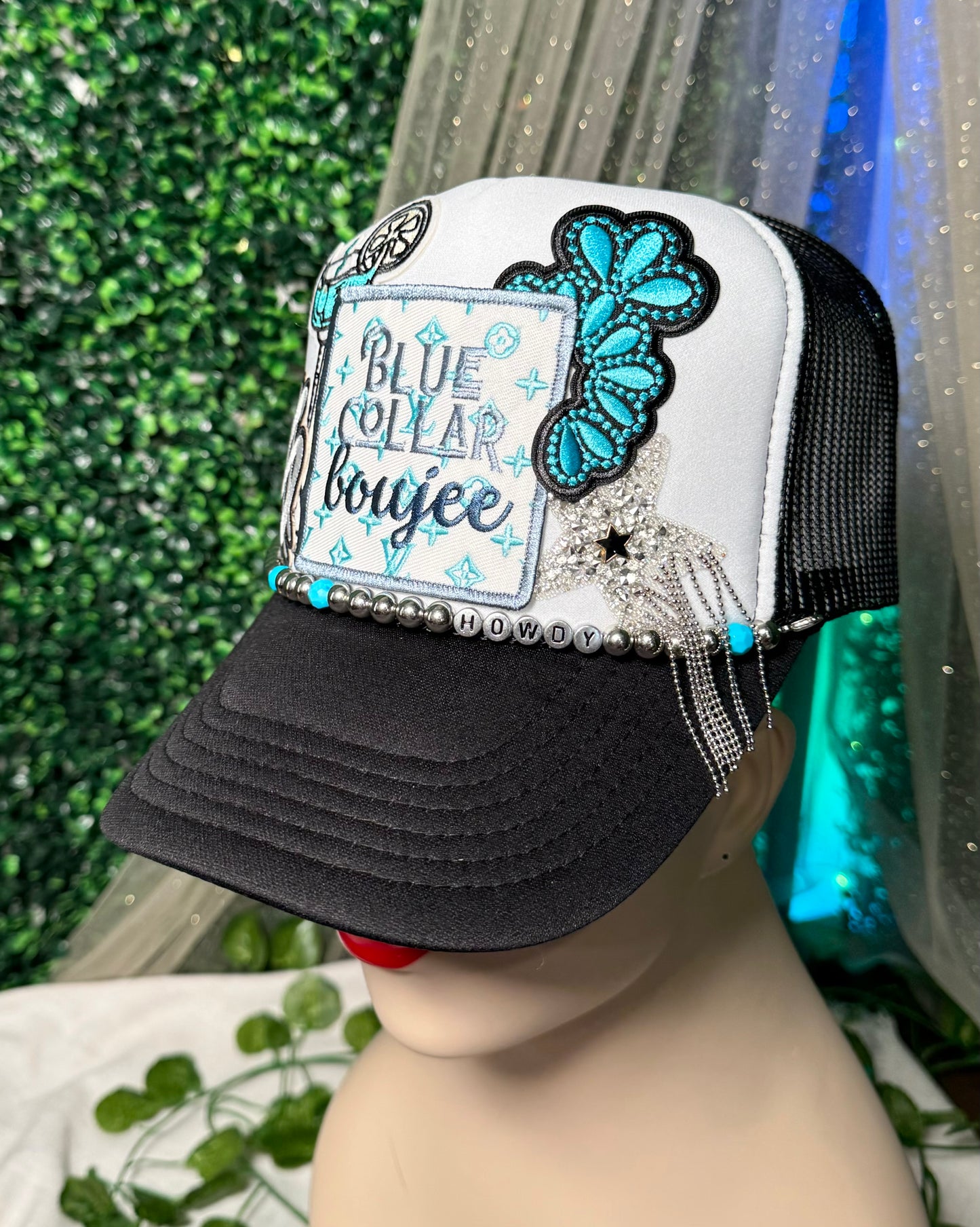 Blue Collar Bougie Trucker Hat