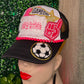 Pink Soccer Trucker Hat