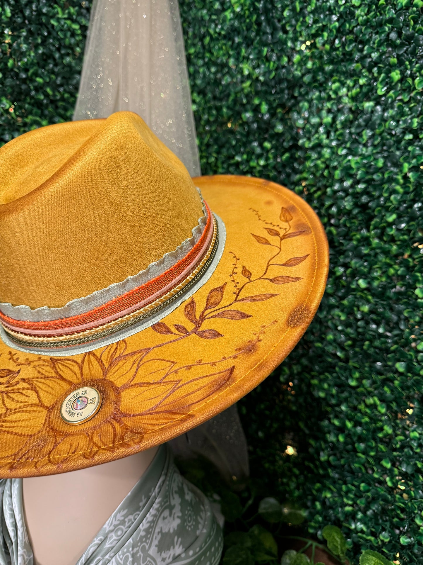 Yellow Sunflower Custom Hat