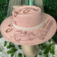 Blush Wild Flowers Custom Hat