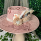 Blush Wild Flowers Custom Hat