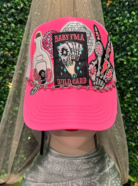 Baby I'ma Wild Card Trucker Hat