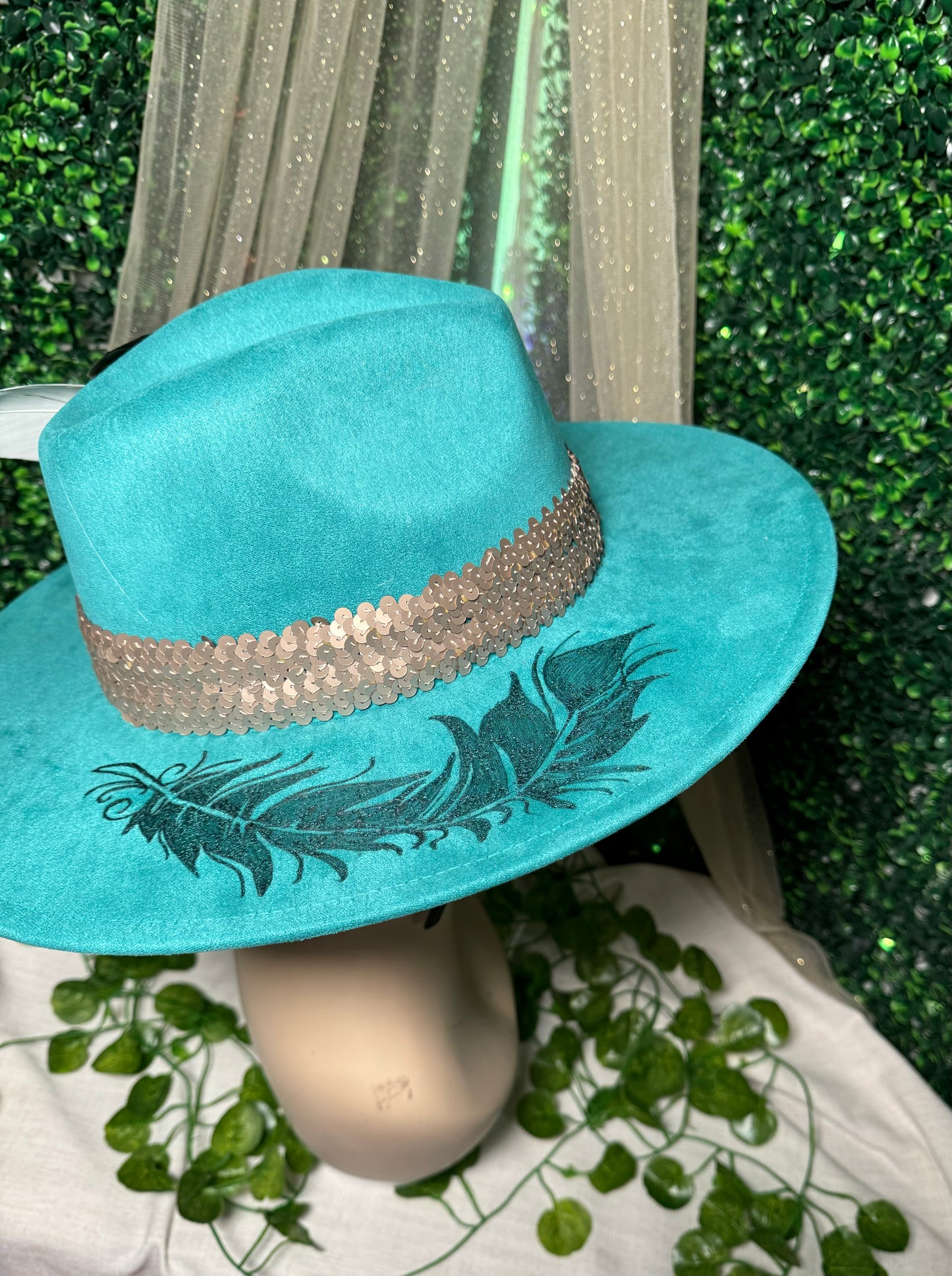 Feathers Custom Hat