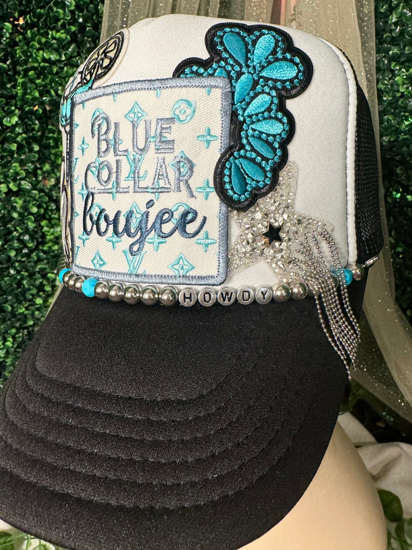 Blue Collar Bougie Trucker Hat