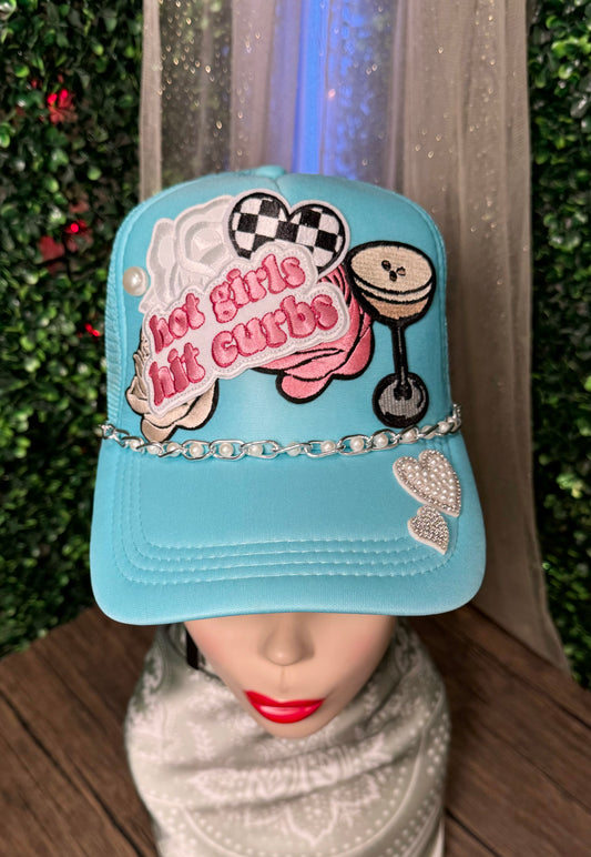 Hot girls hit curbs Trucker Hat