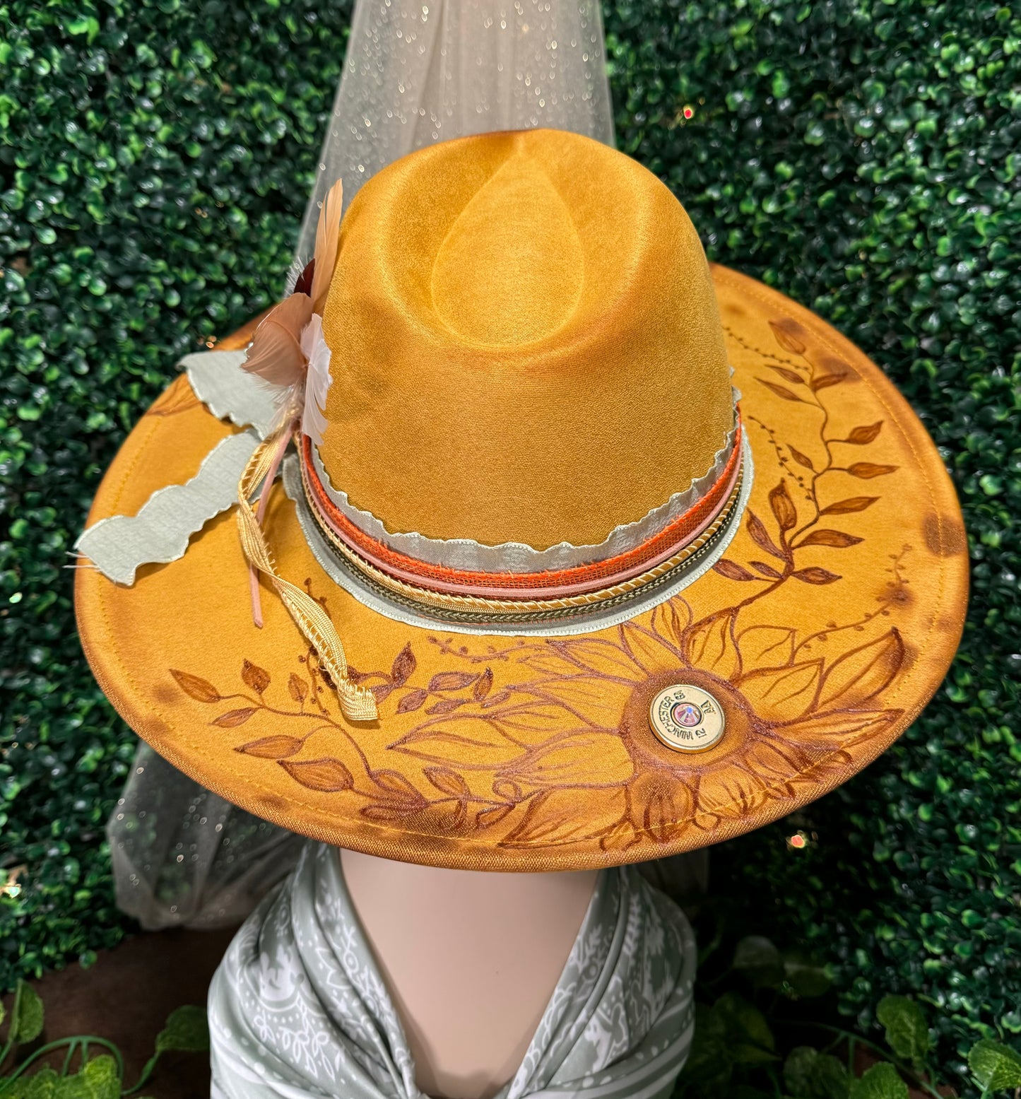 Yellow Sunflower Custom Hat