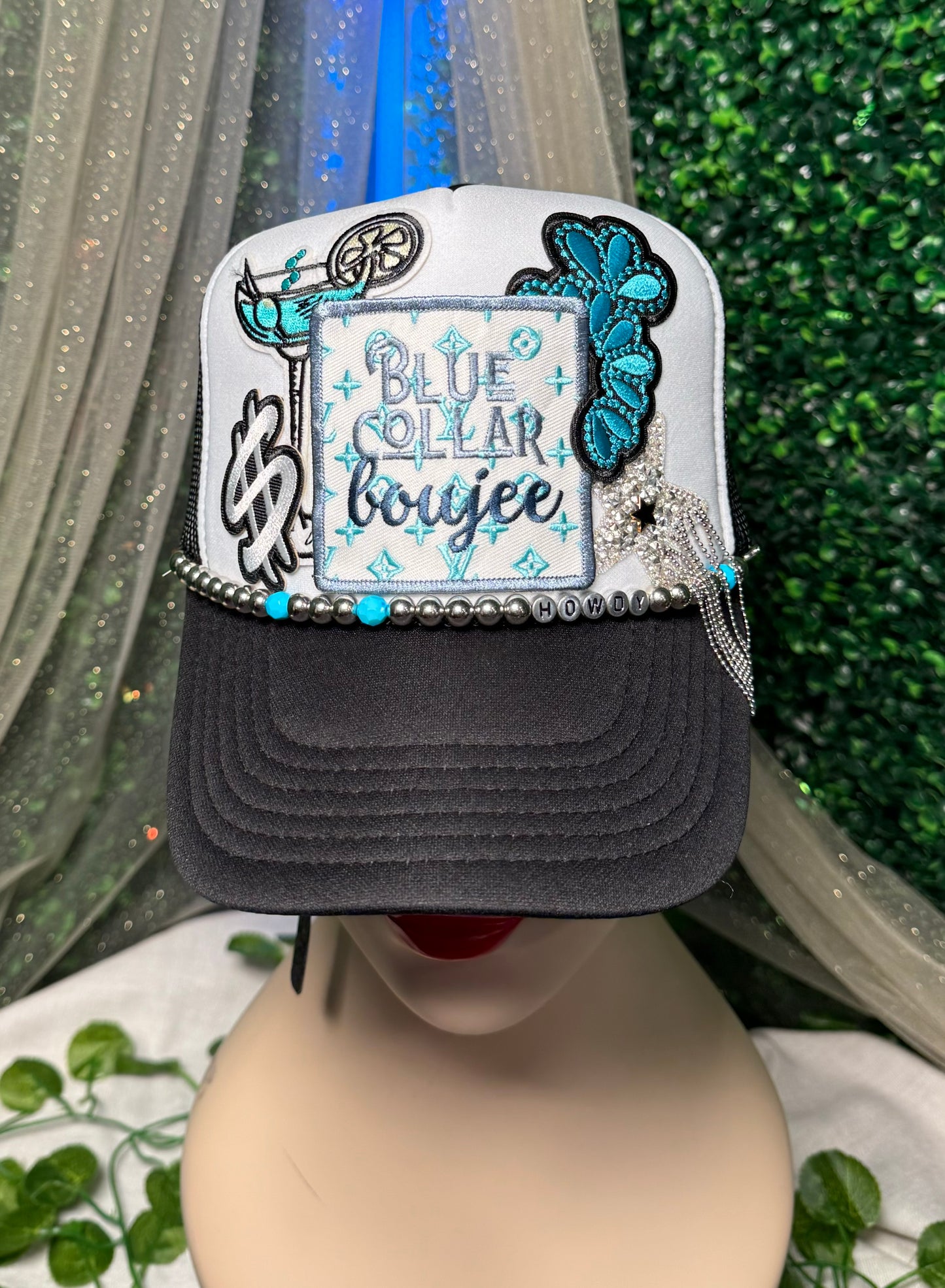 Blue Collar Bougie Trucker Hat