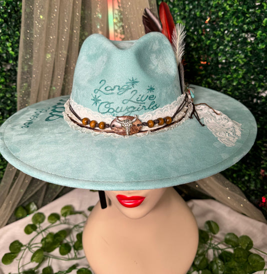 Long Live Cowgirls  Custom Hat