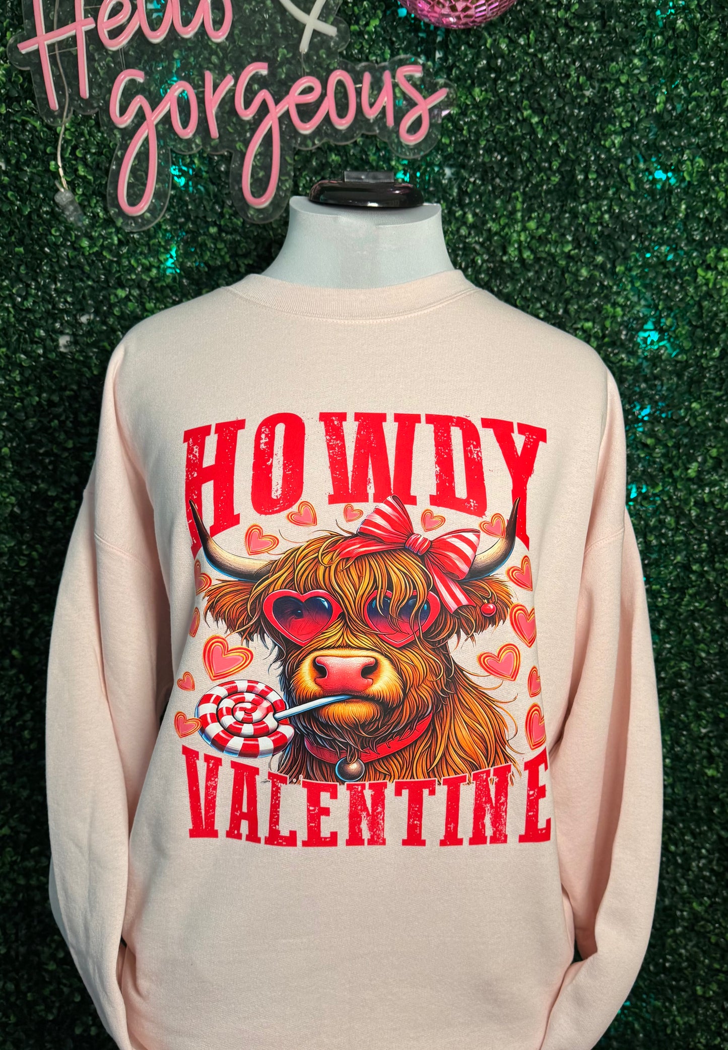 Howdy Valentine  Sweatshirt