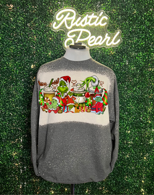 Grinch Coffee Sweatshirt